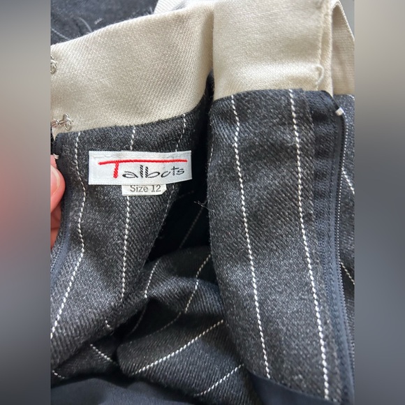 Vintage Talbots Career Dress Working Girl Wednesday Adams Costume Size 12 - Picture 7 of 14